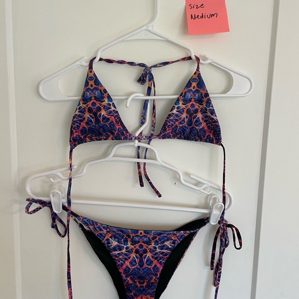 Colorful Patterned Bikini Set - Medium